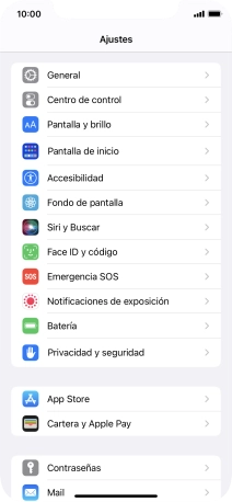 Pulsa Privacidad y seguridad.