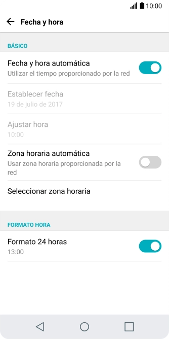 Pulsa el indicador junto a 