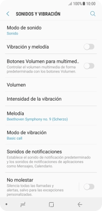 Pulsa la tecla de inicio para terminar y regresar a la pantalla de inicio.