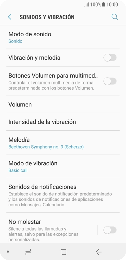 Pulsa la tecla de inicio para terminar y regresar a la pantalla de inicio.