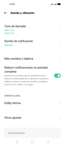 Pulsa Tono de llamada.
