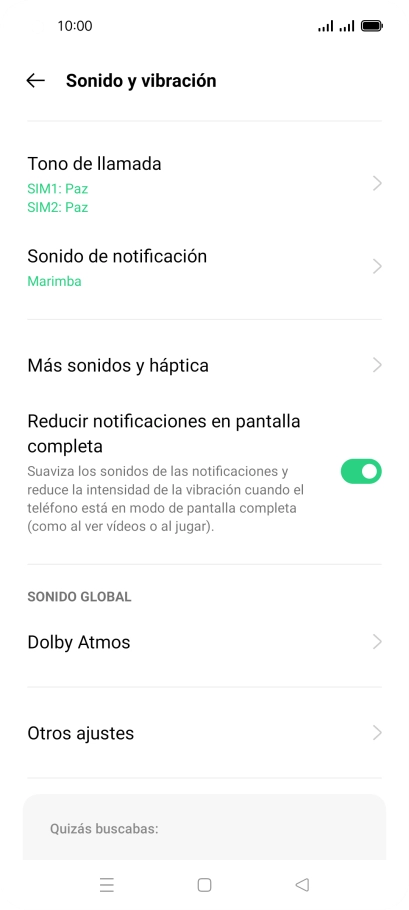 Pulsa Tono de llamada.