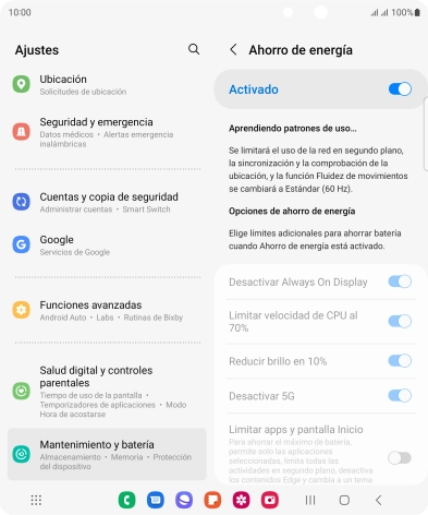 Pulsa la tecla de inicio para terminar y regresar a la pantalla de inicio.