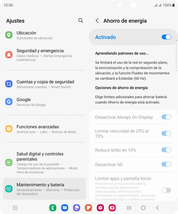 Pulsa la tecla de inicio para terminar y regresar a la pantalla de inicio.
