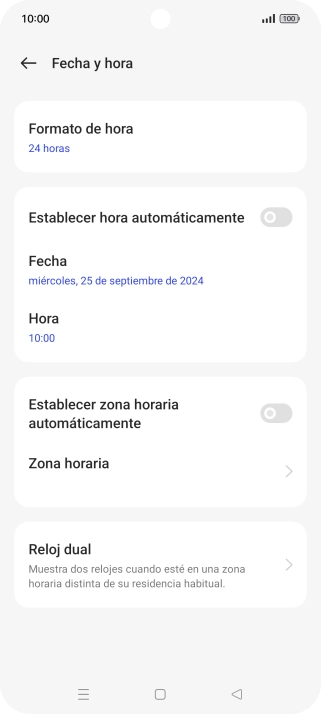 Pulsa el indicador junto a 