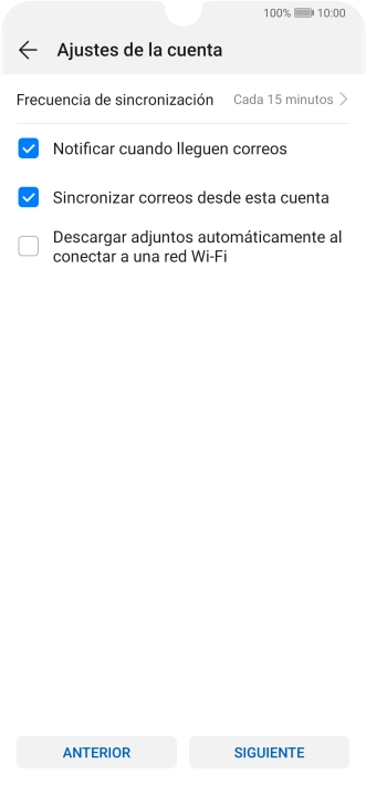 Pulsa Frecuencia de sincronización.