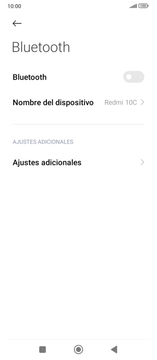 Pulsa el indicador junto a 