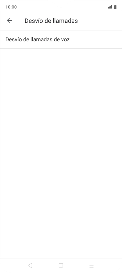 Pulsa Desvío de llamadas de voz.