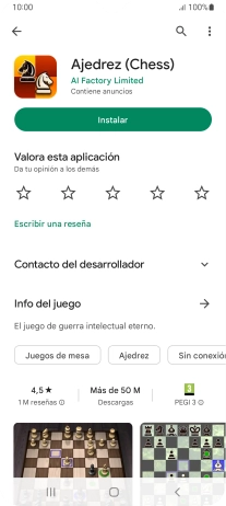 Pulsa la tecla de inicio para terminar y regresar a la pantalla de inicio.