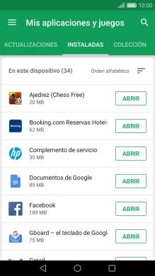 Pulsa la app deseada. Pulsa la app deseada.