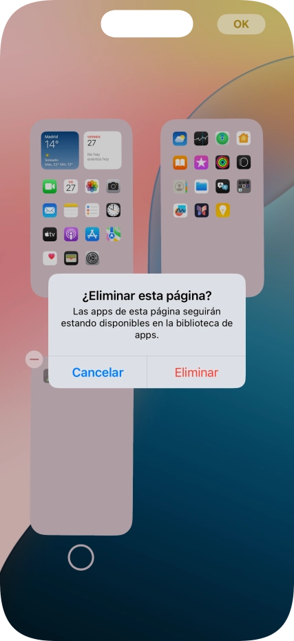 Pulsa Eliminar.