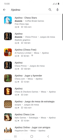 Pulsa la app deseada.
