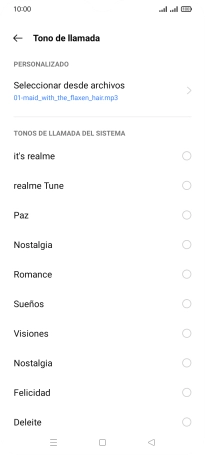 Pulsa la tecla de inicio para terminar y regresar a la pantalla de inicio.