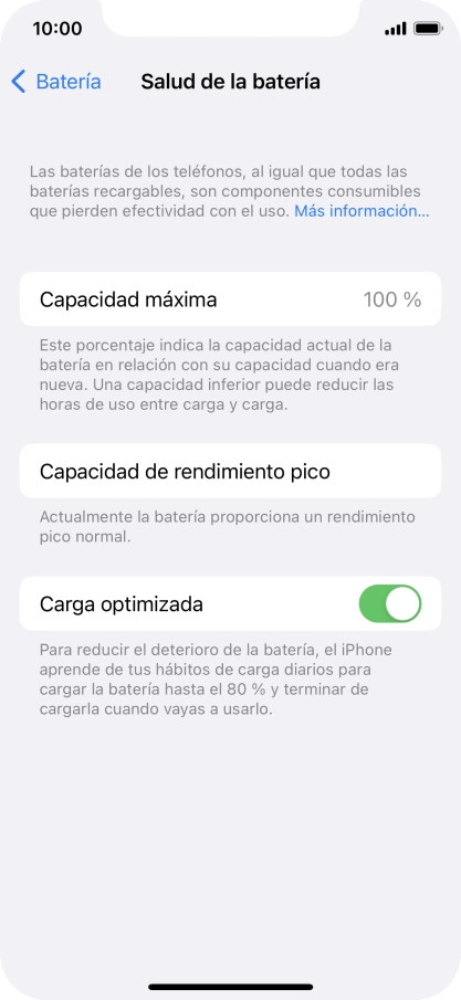 Pulsa el indicador junto a 