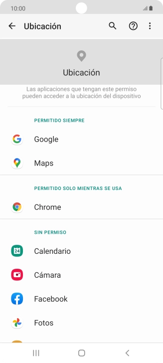 Pulsa la app deseada.