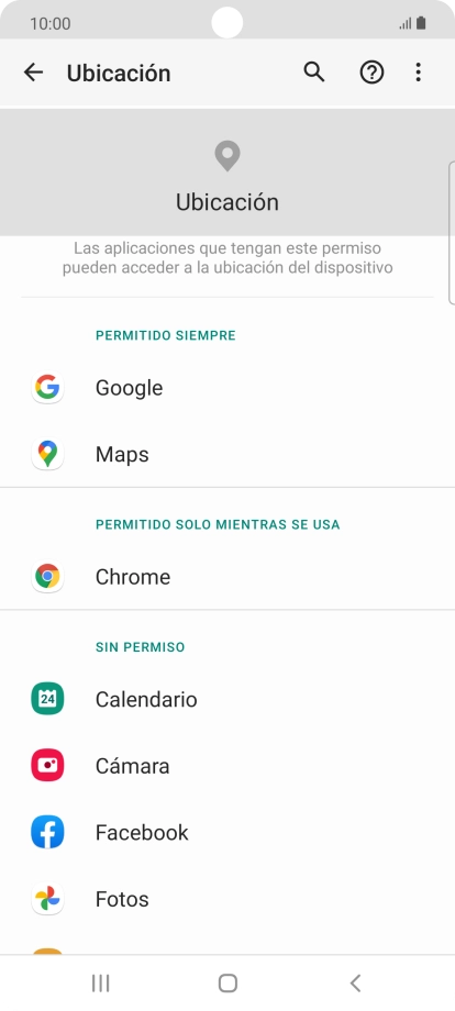 Pulsa la app deseada.