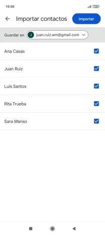 Pulsa la lista desplegable junto a 