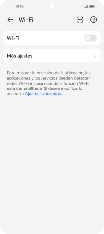 Pulsa el indicador junto a 