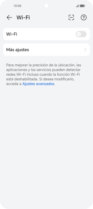 Pulsa el indicador junto a 