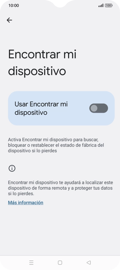 Pulsa el indicador junto a 