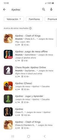 Pulsa la app deseada.