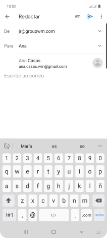 Pulsa el contacto deseado.