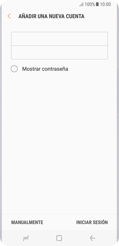 Pulsa INICIAR SESIÓN.