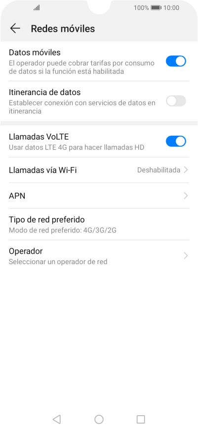 Pulsa el indicador junto a 