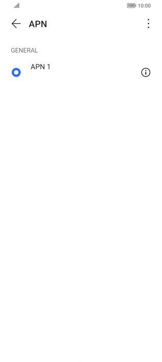 Pulsa el icono de menú.