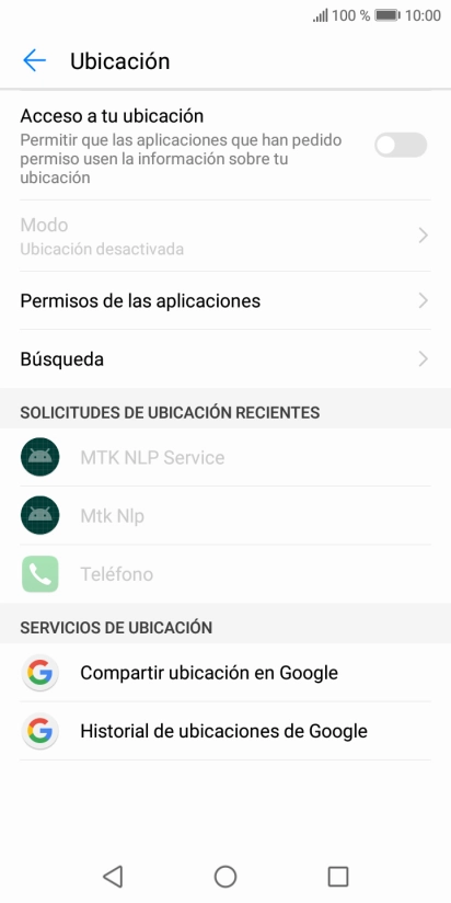 Pulsa el indicador junto a 