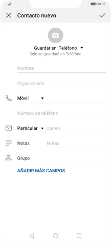 Pulsa la lista desplegable de la guía.