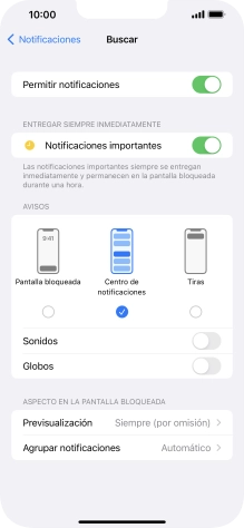 Pulsa el indicador junto a 