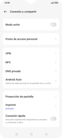 Pulsa Punto de acceso personal.