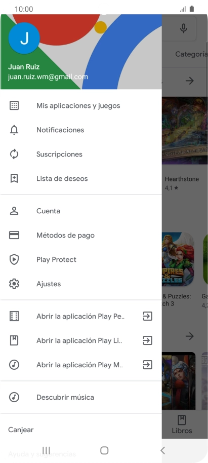 Pulsa Mis aplicaciones y juegos.