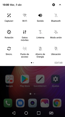 Pulsa Ahorro de Energía para activar la función.