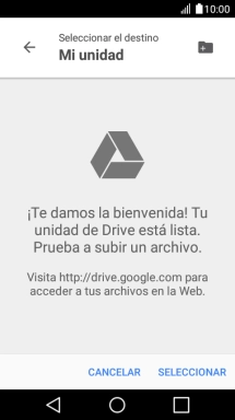 Pulsa el icono de nueva carpeta.