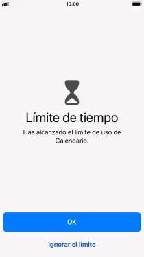 Pulsa Ignorar el límite.