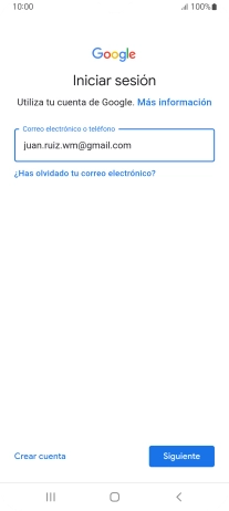 Pulsa Siguiente.