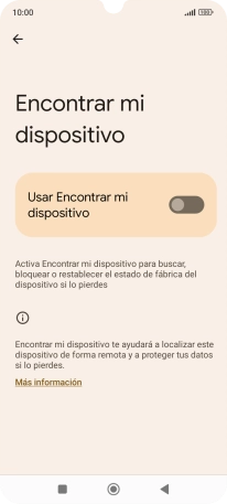 Pulsa el indicador junto a 