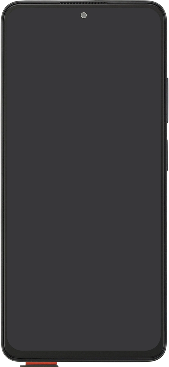 Retira el contenedor de tarjetas del teléfono.