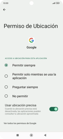 Pulsa el ajuste deseado.