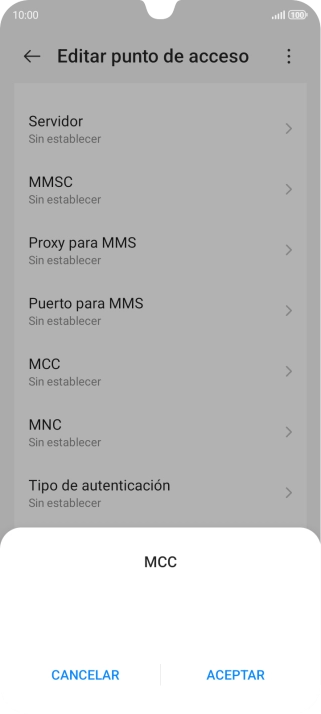 Pulsa ACEPTAR e introduce 214.