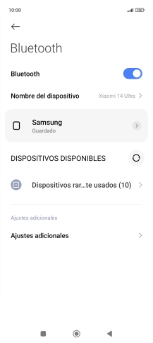 Pulsa la tecla de inicio para terminar y regresar a la pantalla de inicio.