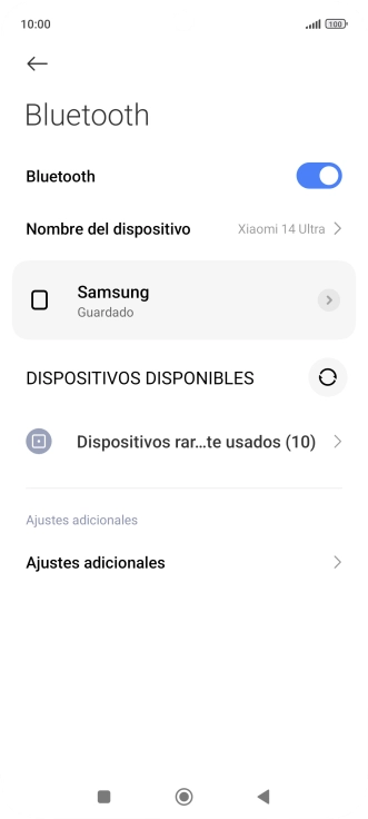Pulsa la tecla de inicio para terminar y regresar a la pantalla de inicio.