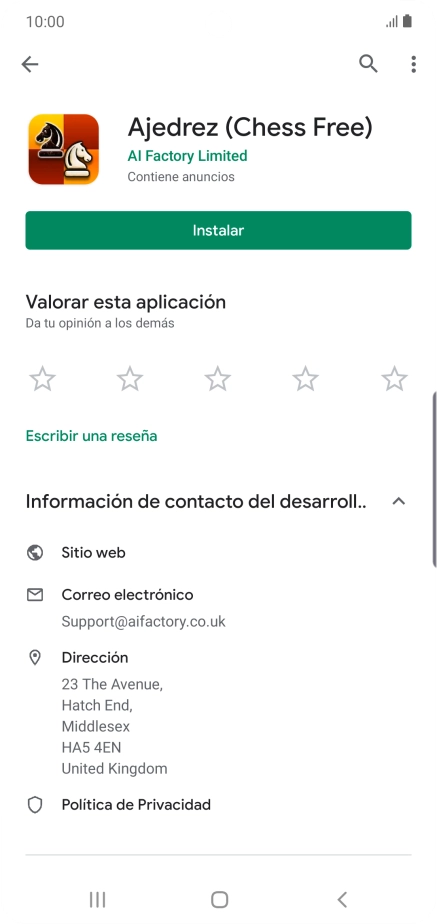 Pulsa la tecla de inicio para terminar y regresar a la pantalla de inicio.