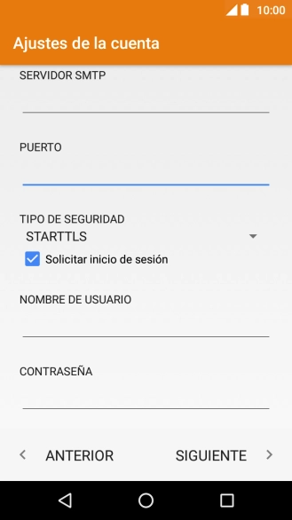 Pulsa en el campo junto a 