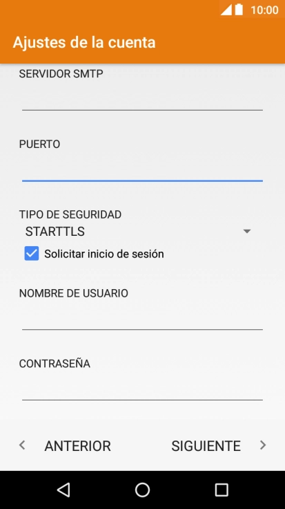 Pulsa en el campo junto a 