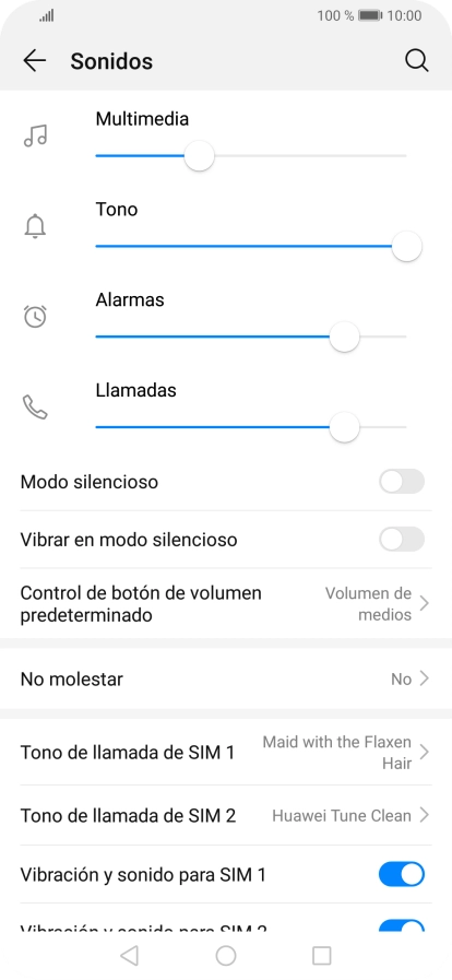 Pulsa la tecla de inicio para terminar y regresar a la pantalla de inicio.