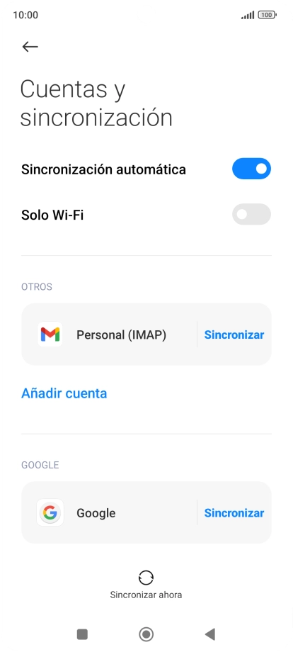 Pulsa el indicador junto a 