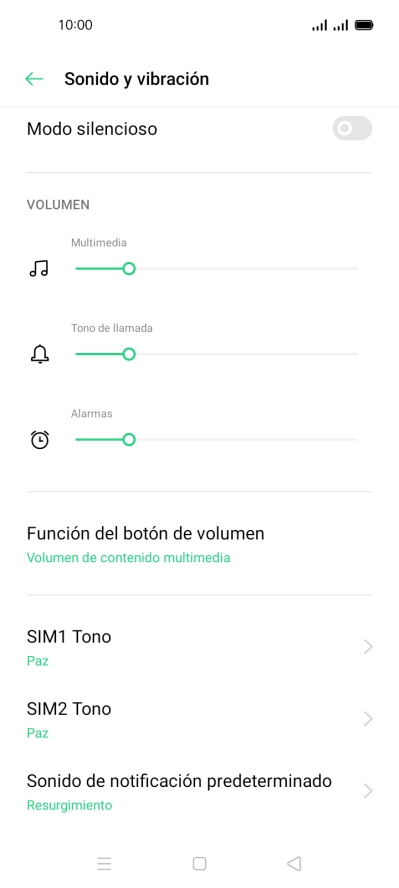 Pulsa ‹SIM› Tono.